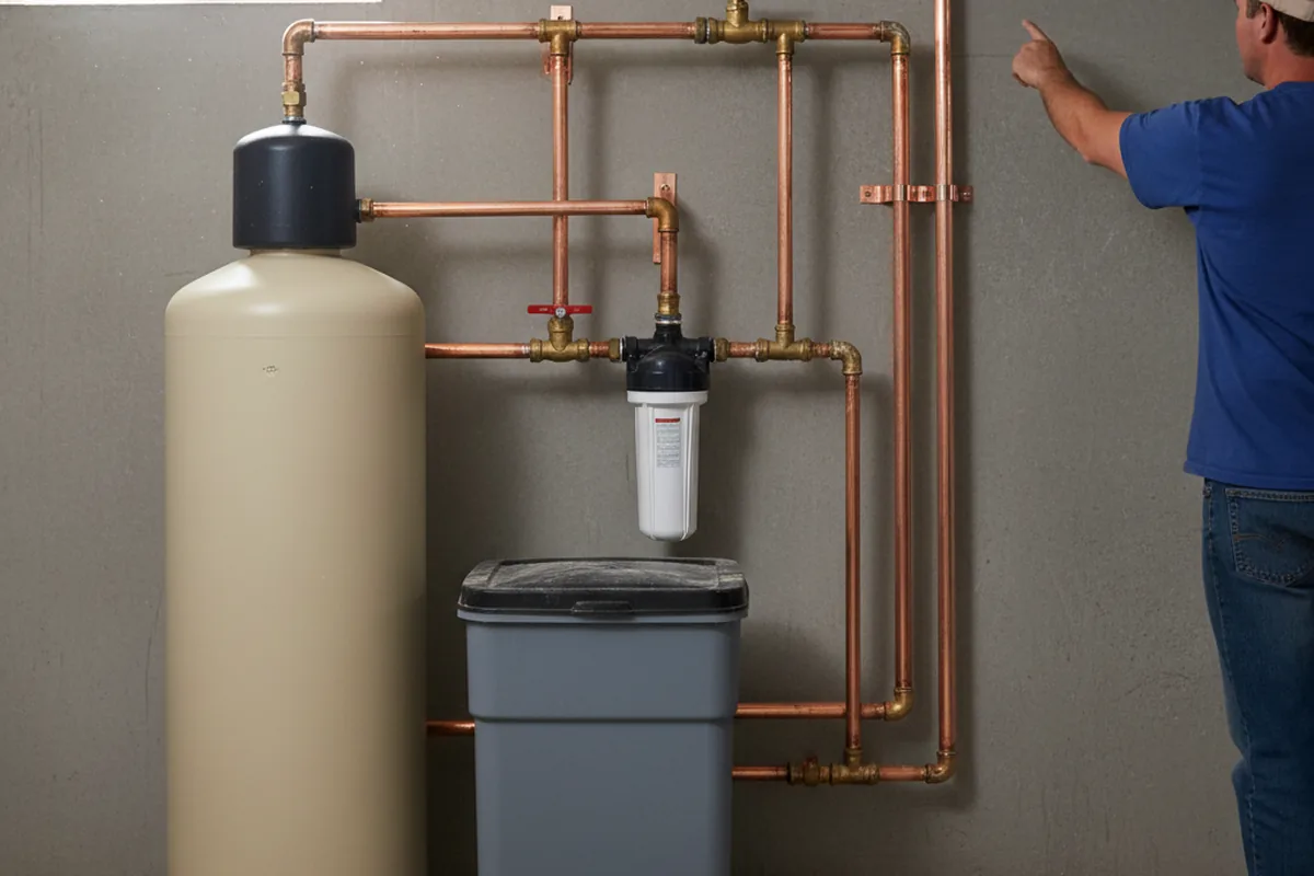 Whole-house water treatment system installed in Hanscom AFB